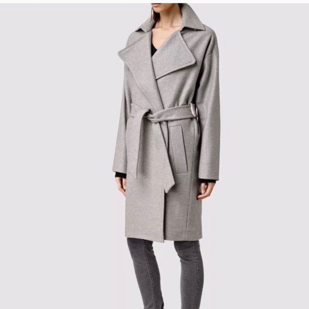 All Saints  Miya Coat Size  6